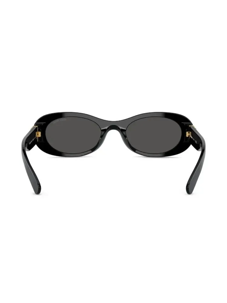 Miu Miu Eyewear Oval Frame Full Rim Sunglasses