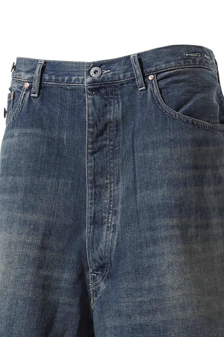 5Pockets Huge Shorts - Denim / Indigo