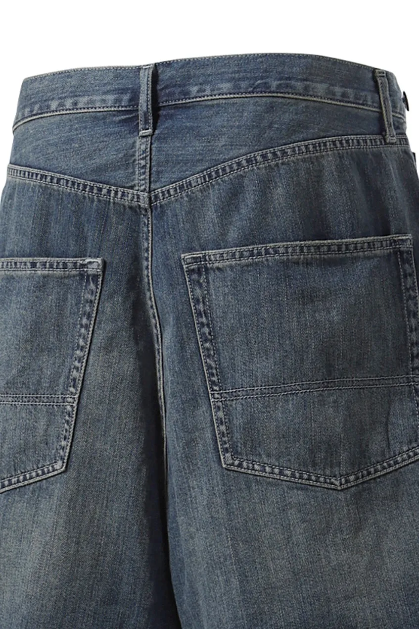 5Pockets Huge Shorts - Denim / Indigo