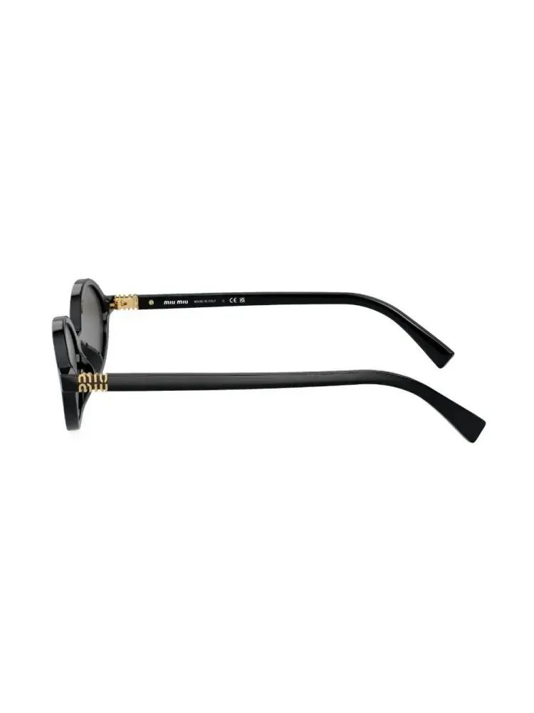 Miu Miu Eyewear Oval Frame Full Rim Sunglasses