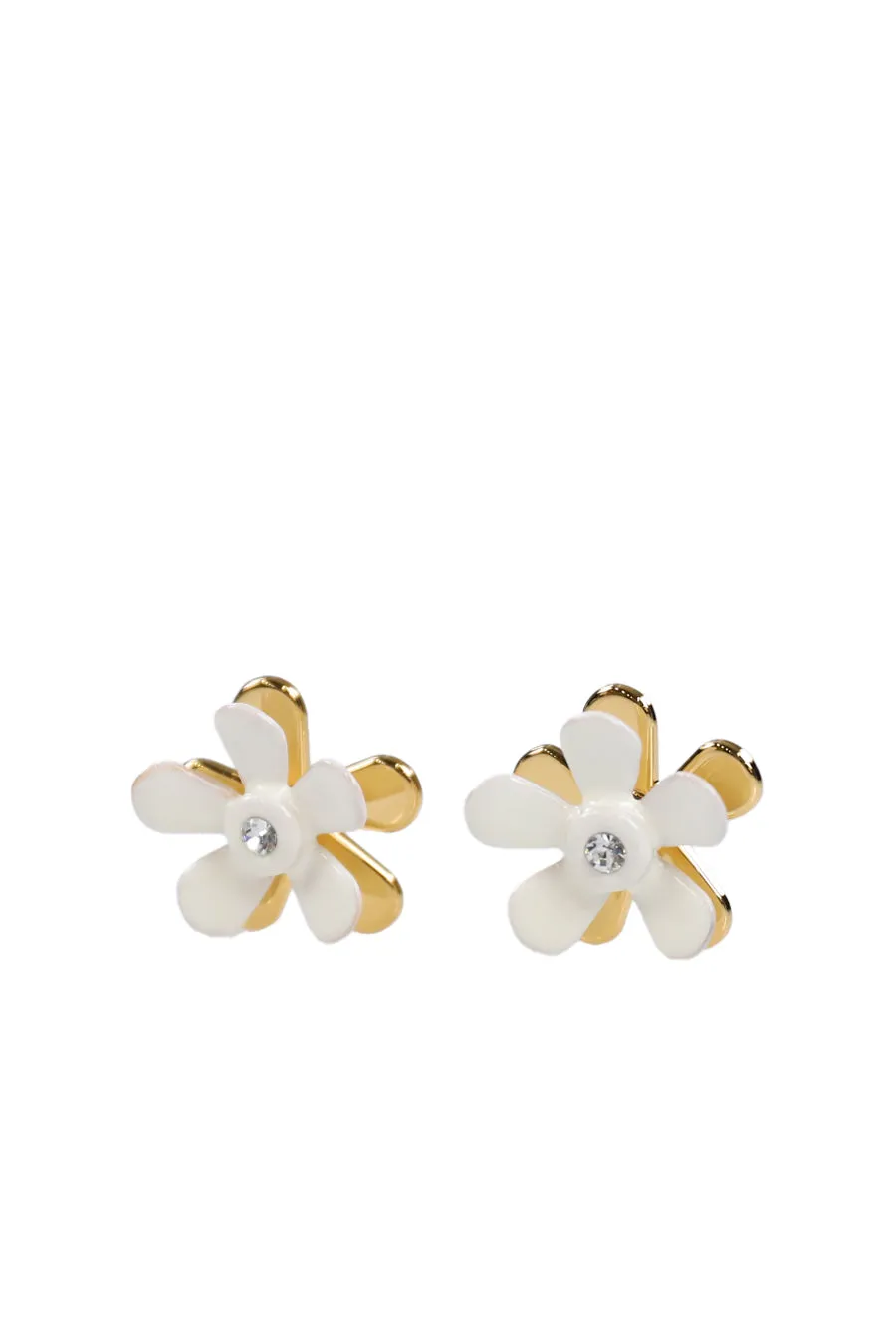 Earrings / White