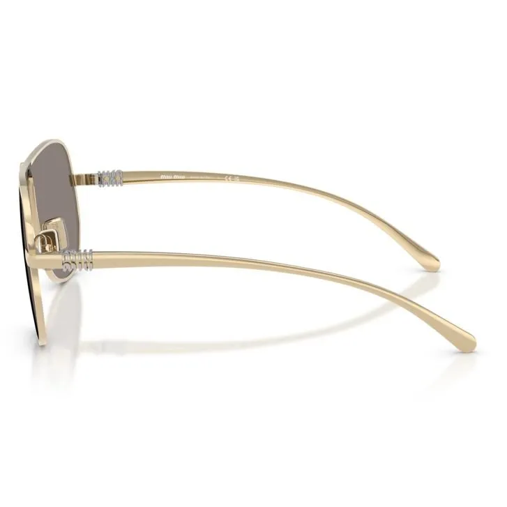 Miu Miu Eyewear Pilot Frame Full Rim Sunglasses