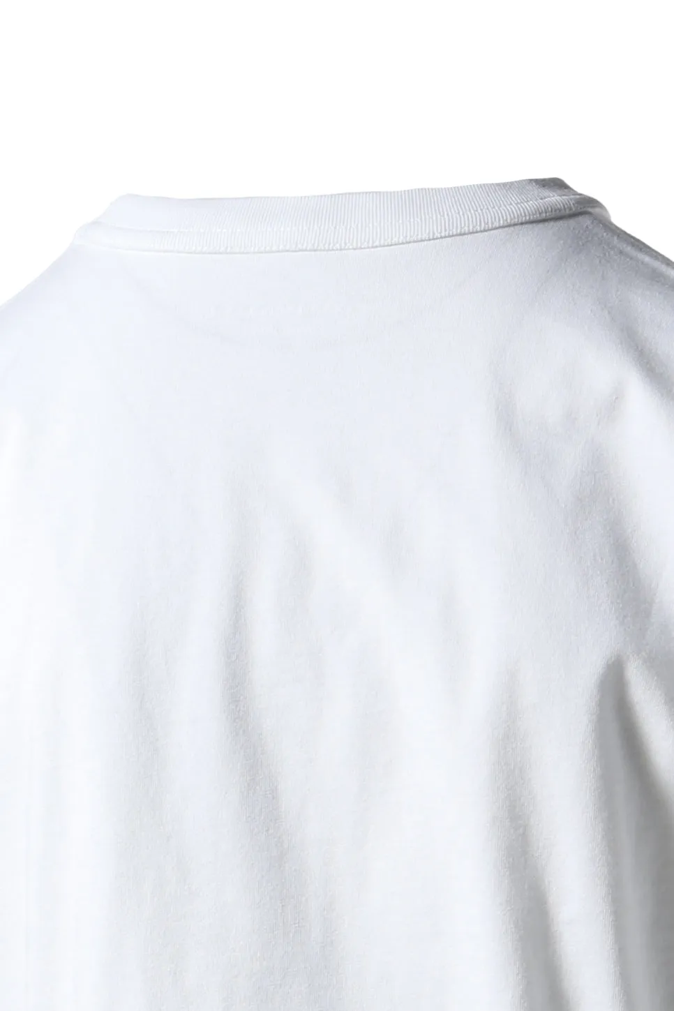 Essential Jsy Shrunken Tee W/Puff Logo / Wht