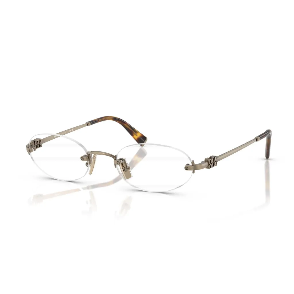 Miu Miu Eyewear Oval Frame Glasses