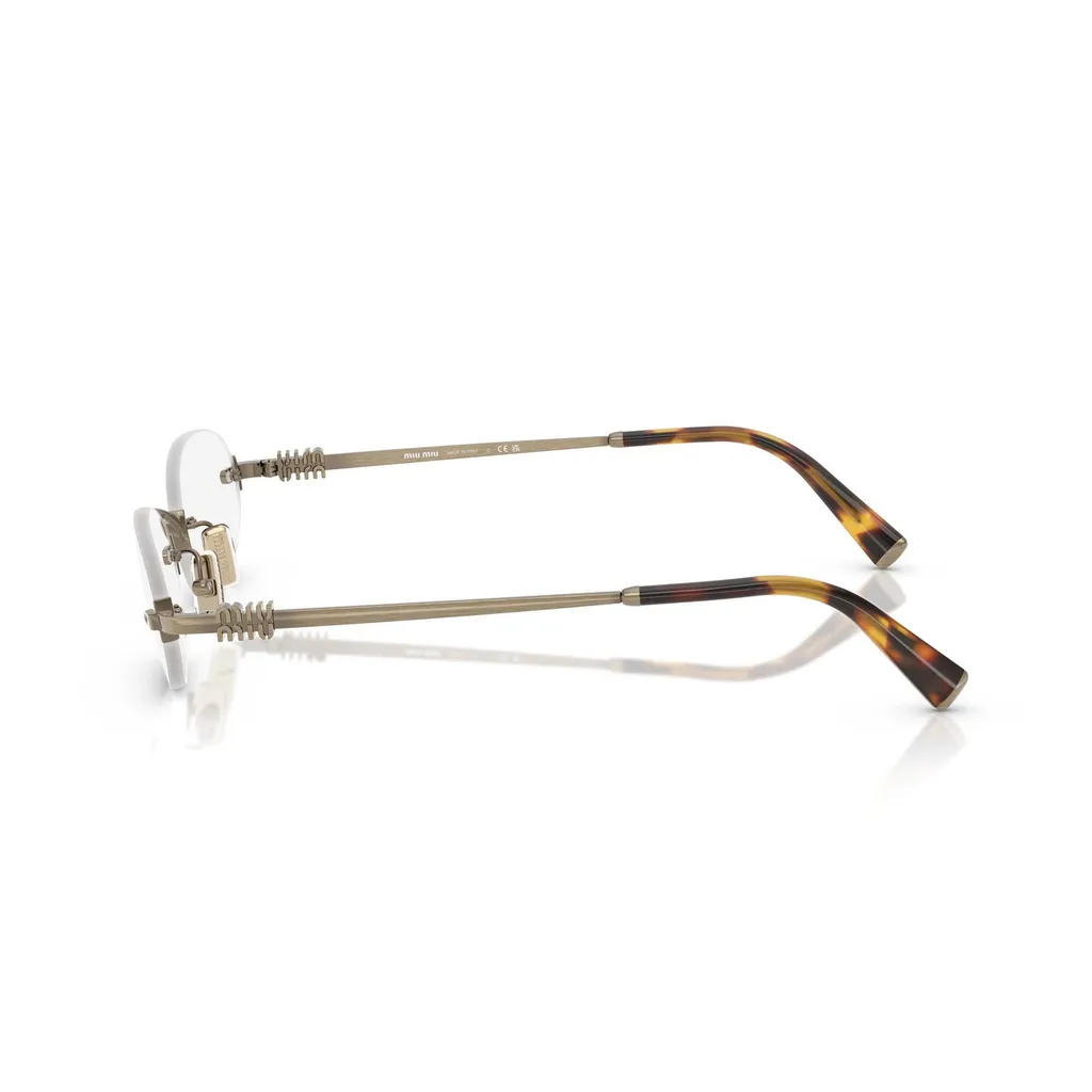 Miu Miu Eyewear Oval Frame Glasses