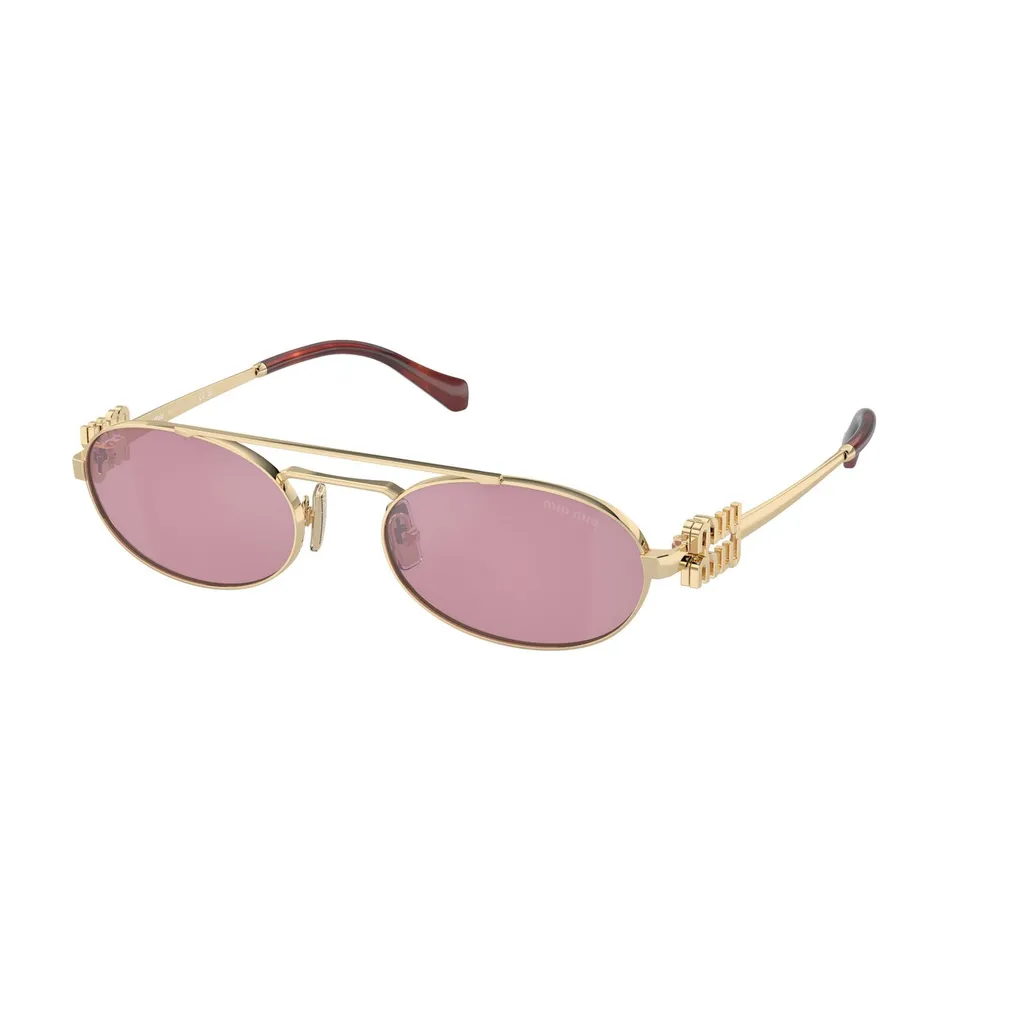 Miu Miu Eyewear Oval Frame Full Rim Sunglasses