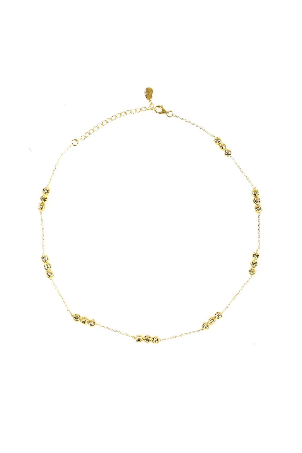 Mini Triple Box Necklace / Gold