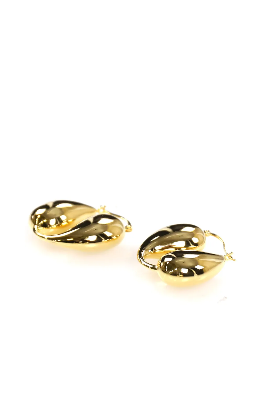 Quote Hoop Earring / Gold