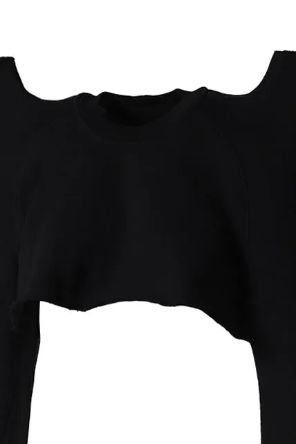 Cropped Tecsweat / Black
