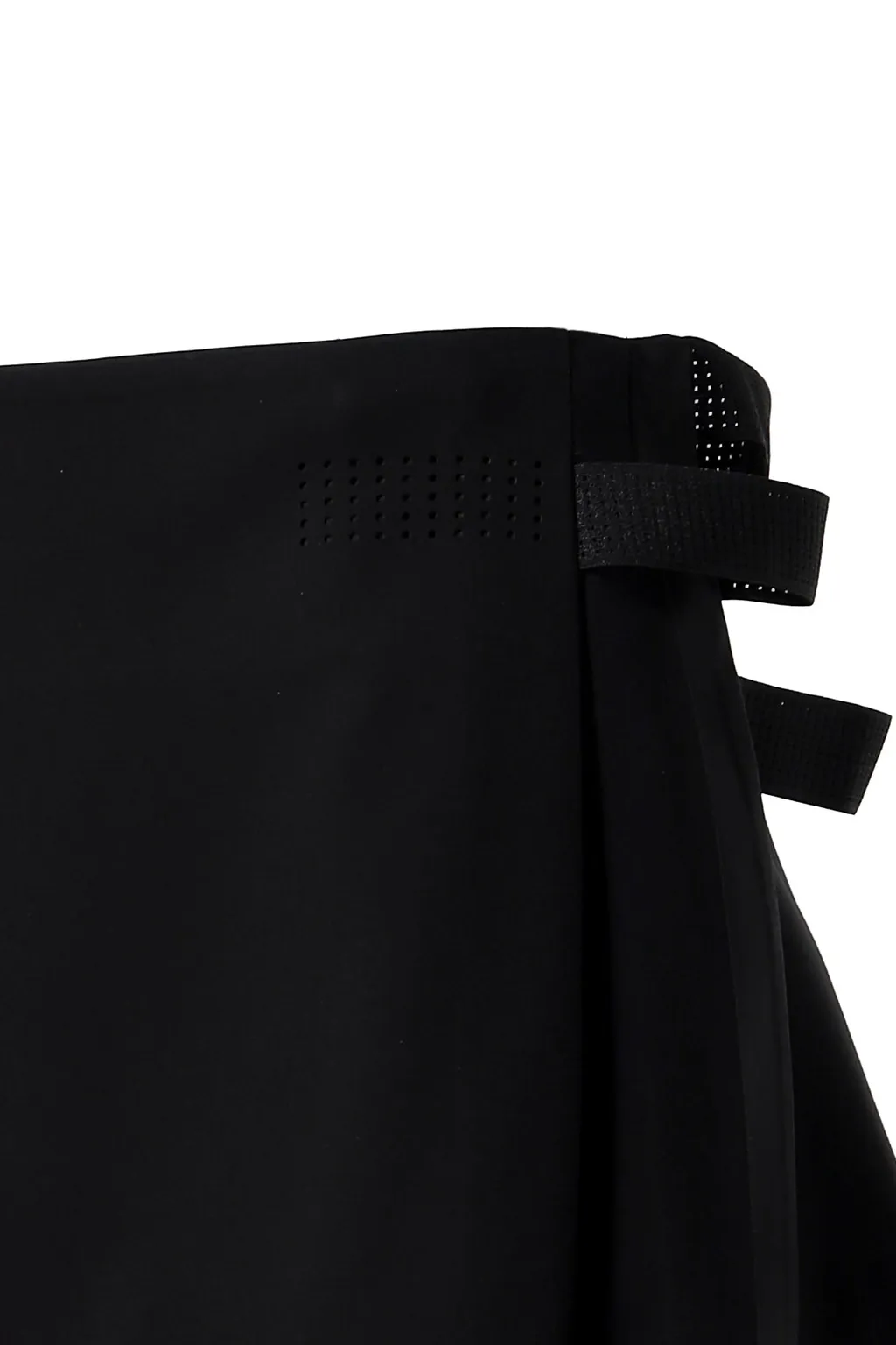 Pleated Wrap Skirt / Black