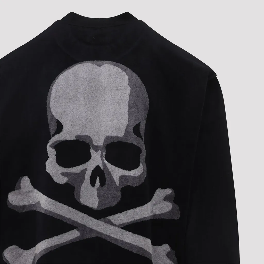 Mastermind Japan Skull Velour Long Sleeve Tee