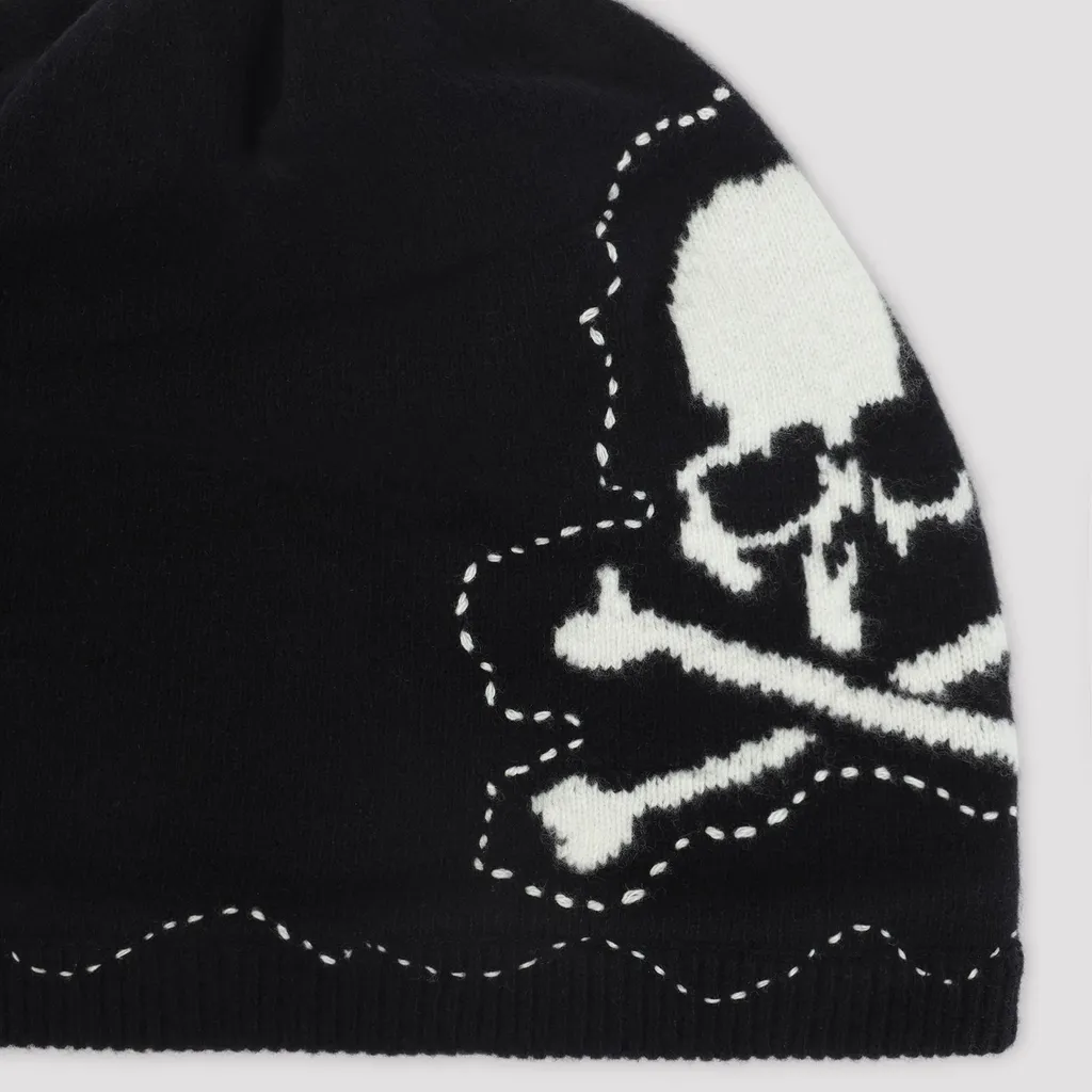 Mastermind Japan Skull Hand-Stitched Beanie