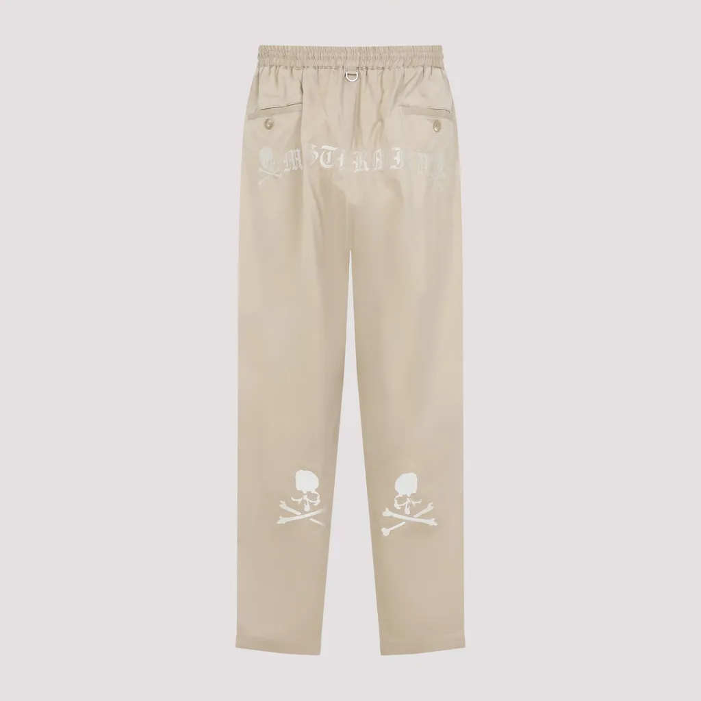 Mastermind Japan Skull Embroidered Pants