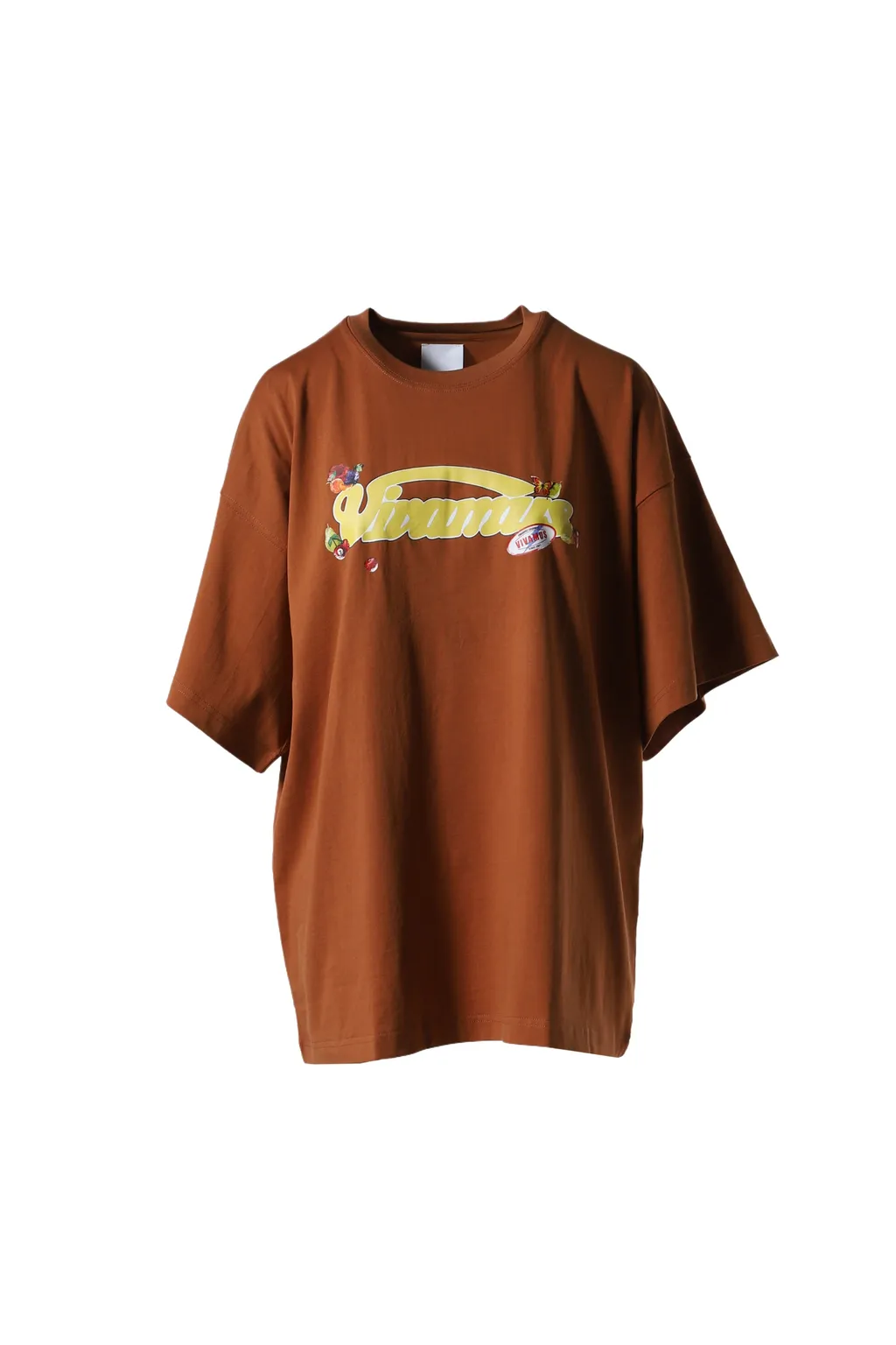 Fruit Label Big T-Shirt / Brw