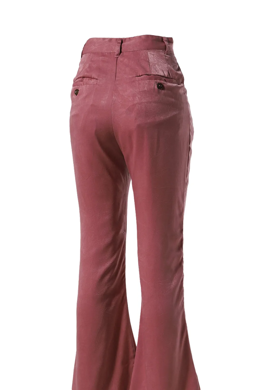 Satin Bell Bottom Pants / Pnk