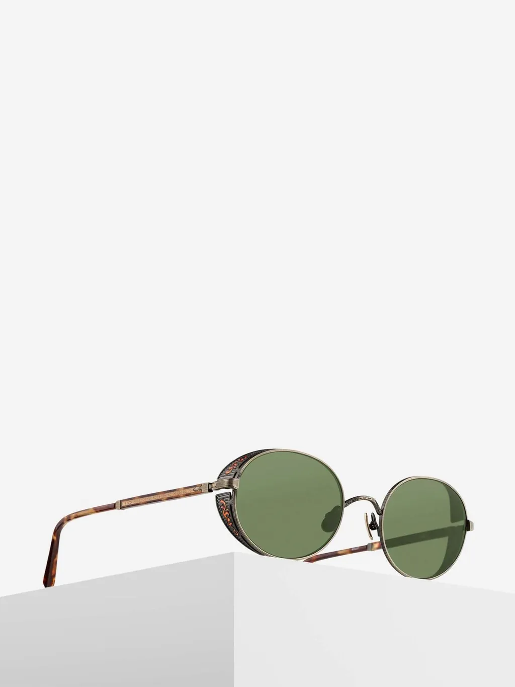 Matsuda Ribbed Titanium Sunglasses