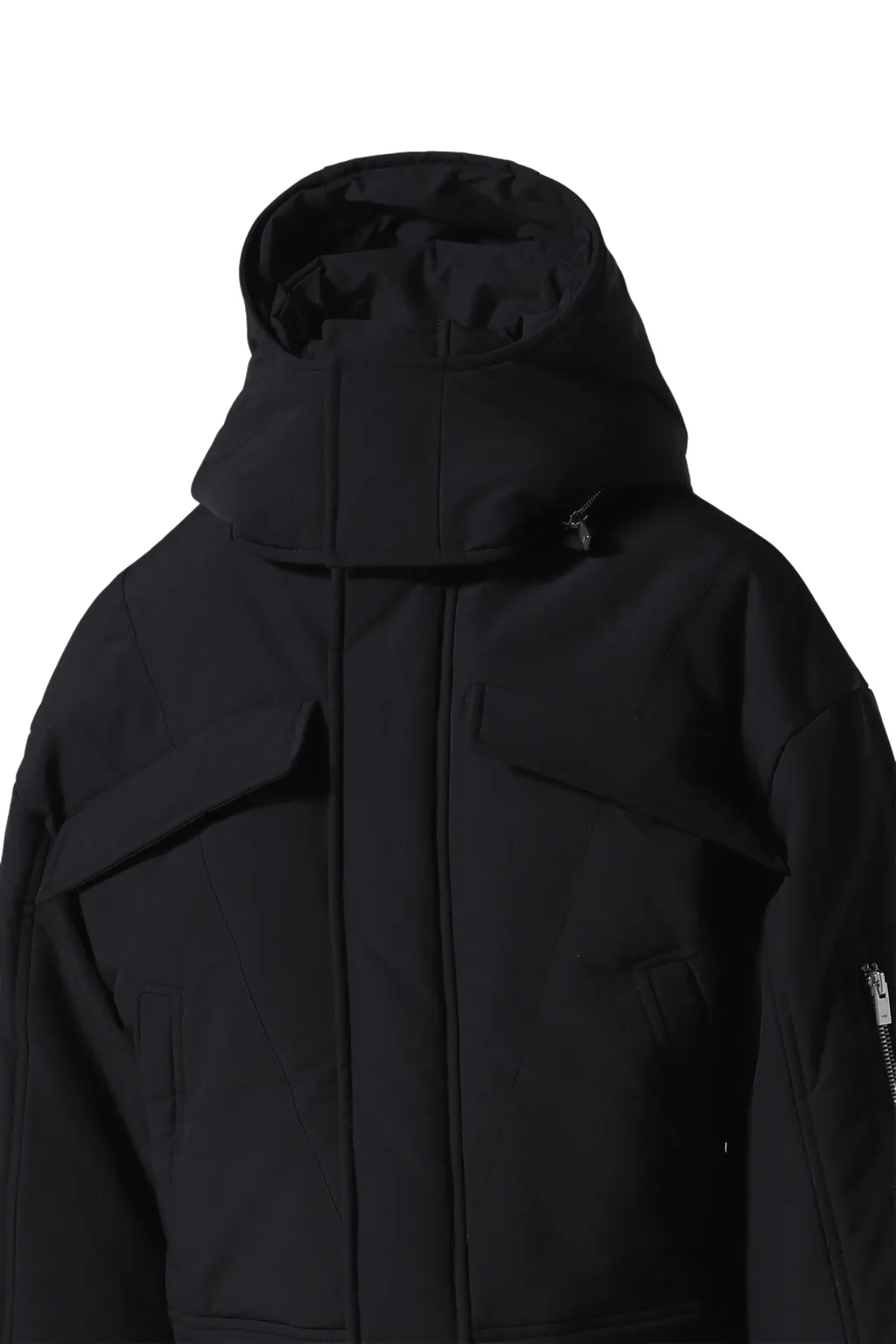 Praesidium Cropped Parka / Blk