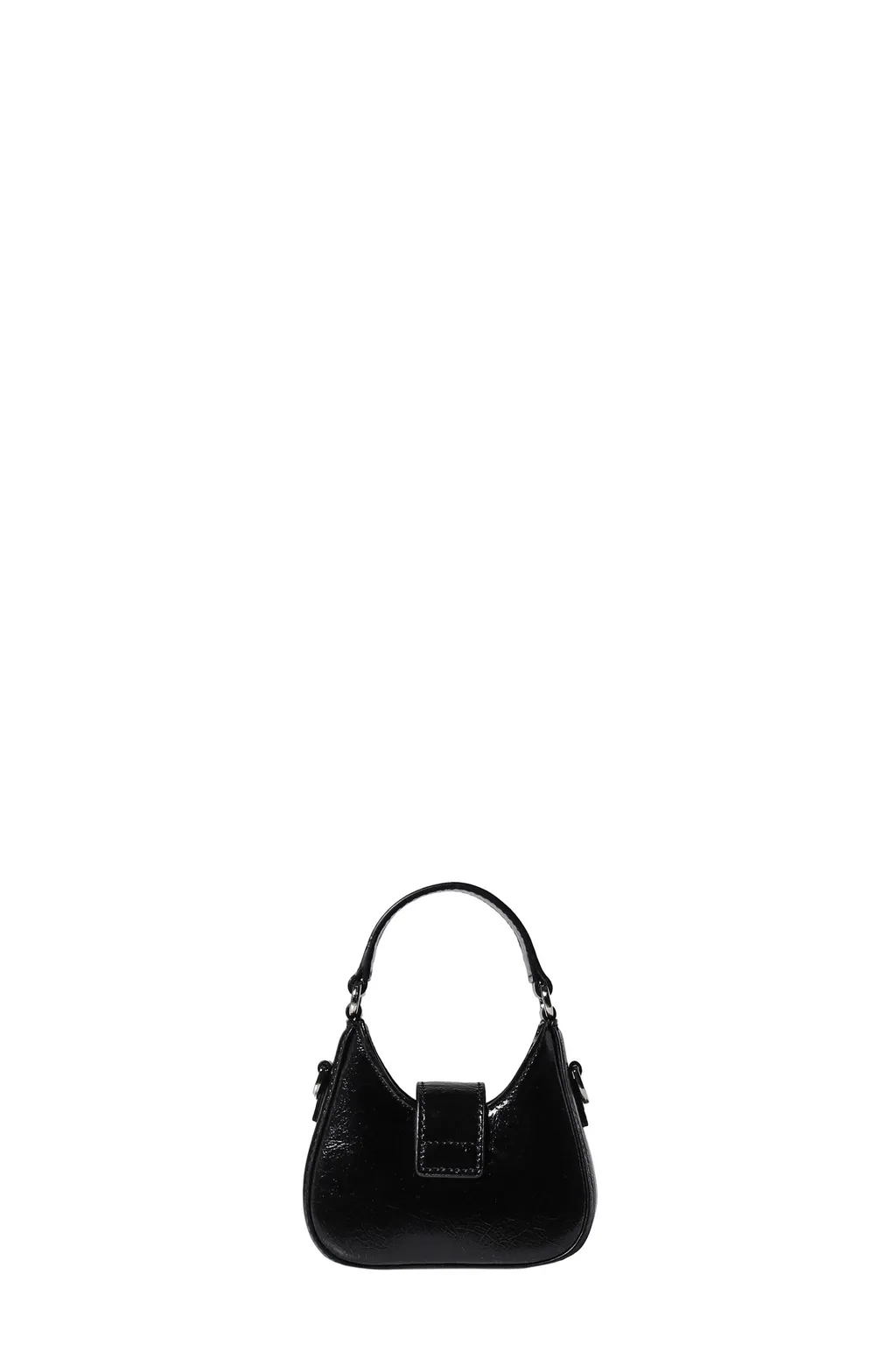 Ribbon Mini Hobo Bag / Black