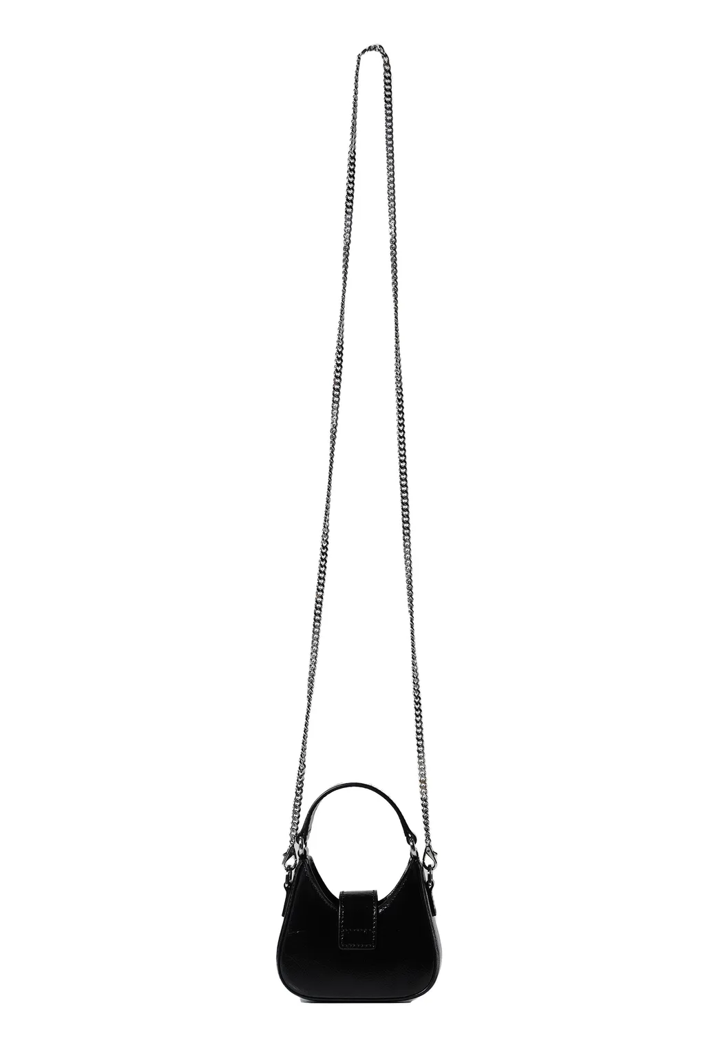 Ribbon Mini Hobo Bag / Black