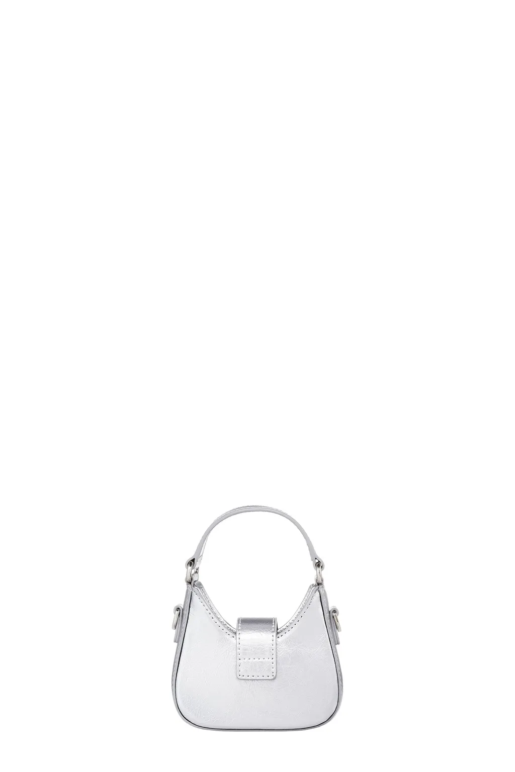 Ribbon Mini Hobo Bag / Sil