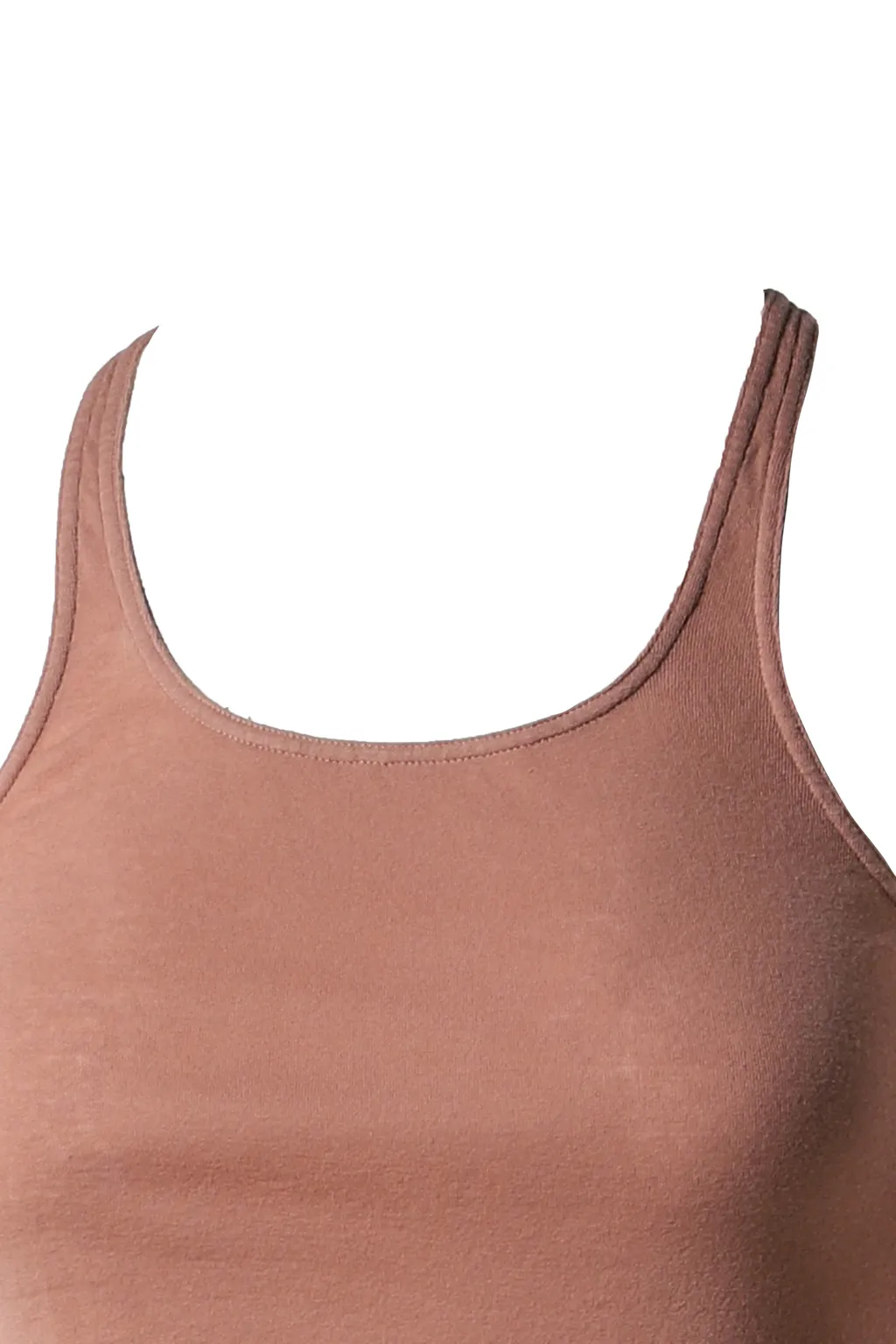 Basic Tank Cropped / Dark Pink