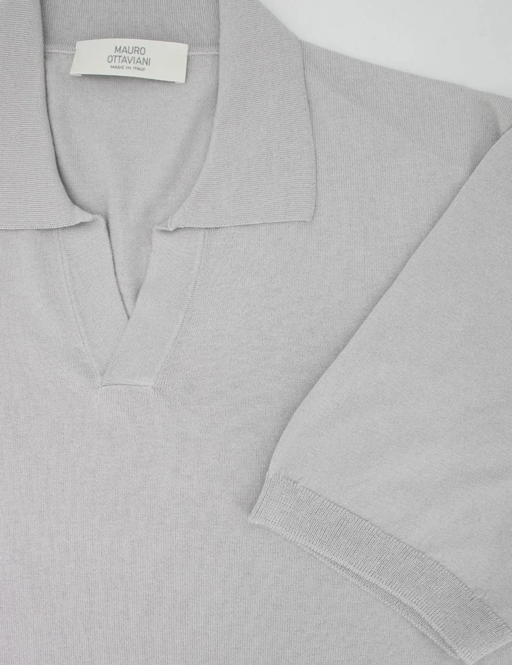 Mauro Ottaviani Split Neck Knitted Polo Shirt