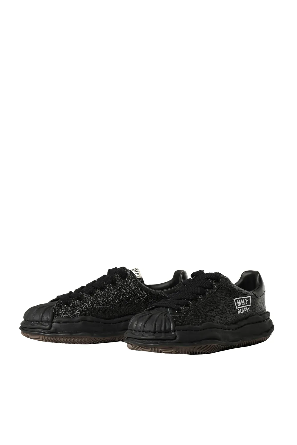 Blky Low Bskt Leather / Blk/Blk
