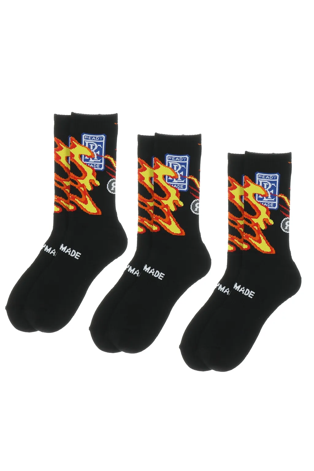3P Crew Socks / Blk