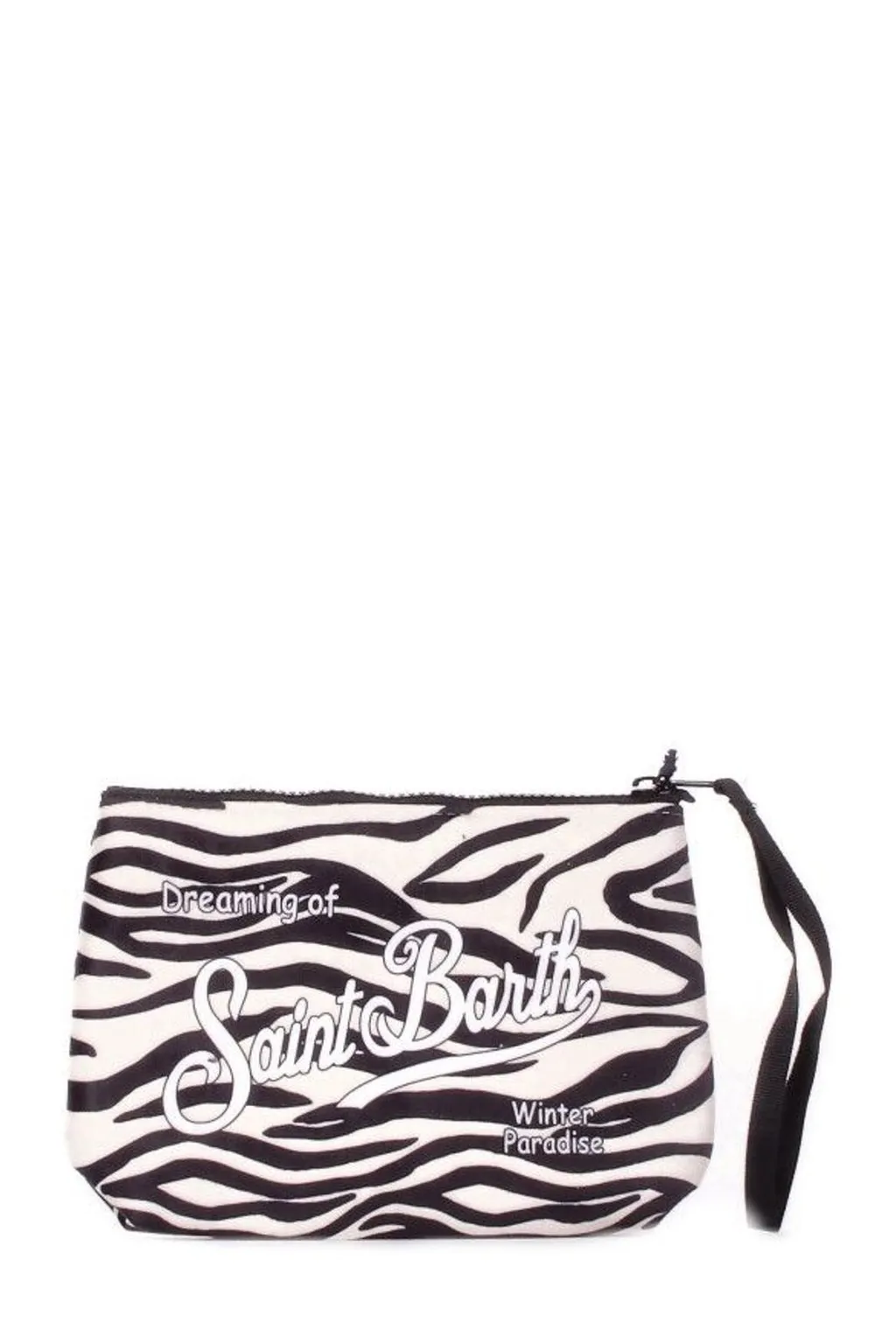Mc2 Saint Barth Aline Zebra Print Pouch