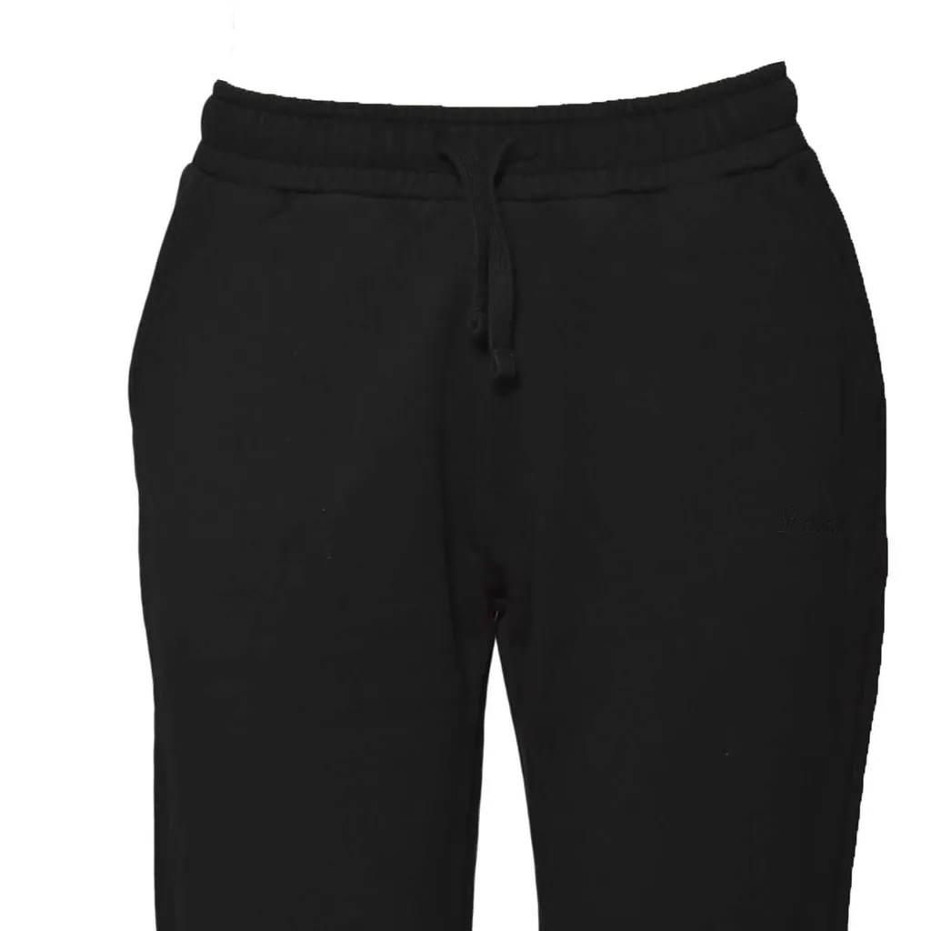 Mc2 Saint Barth Bolt Logo Embroidered Drawstring Trousers