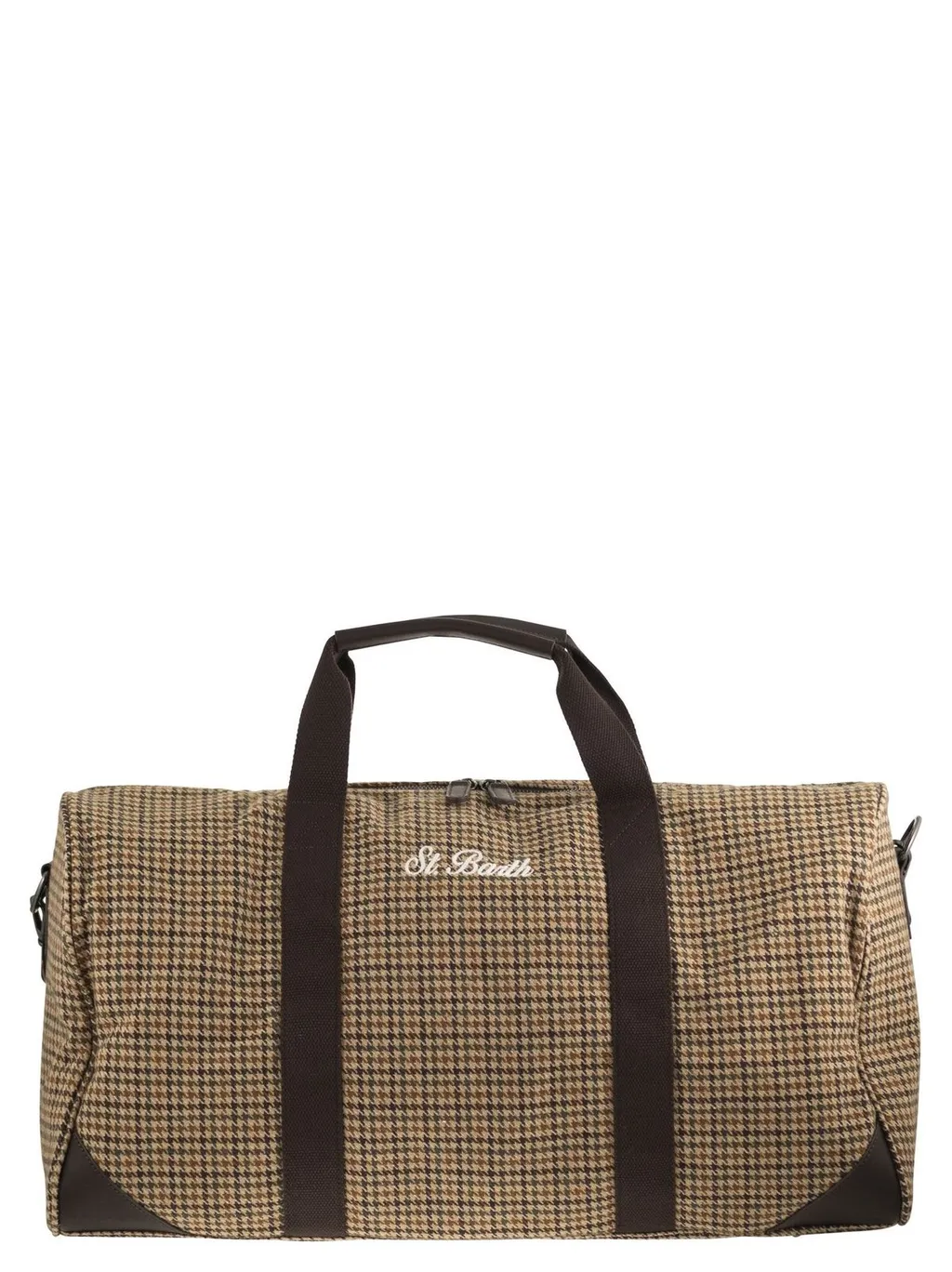Mc2 Saint Barth Jetleg Herringbone Zipped Travel Bag