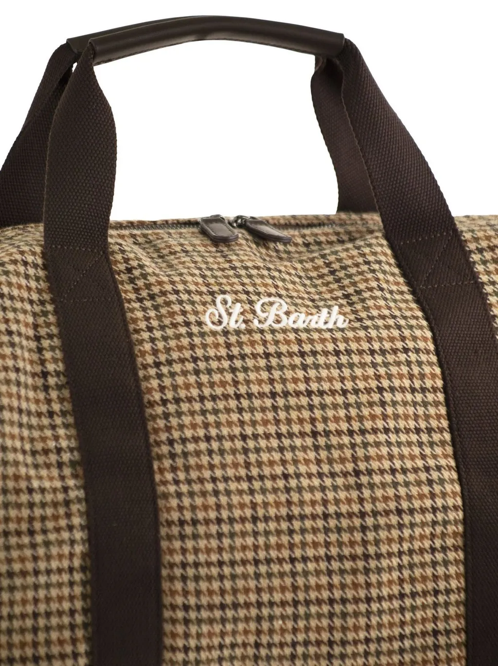 Mc2 Saint Barth Jetleg Herringbone Zipped Travel Bag