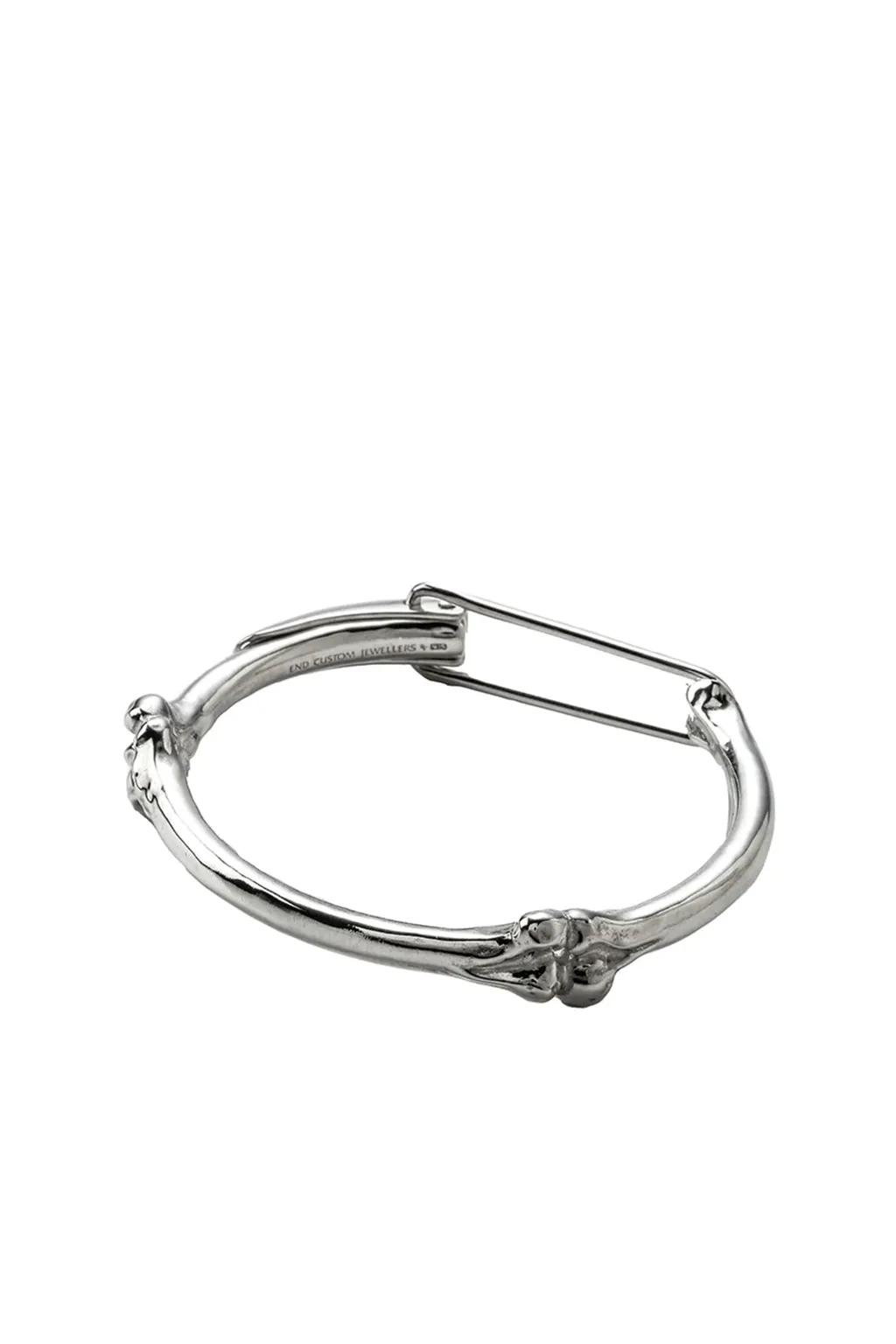 Bone Shaped Clip Caff.-M- / Sil