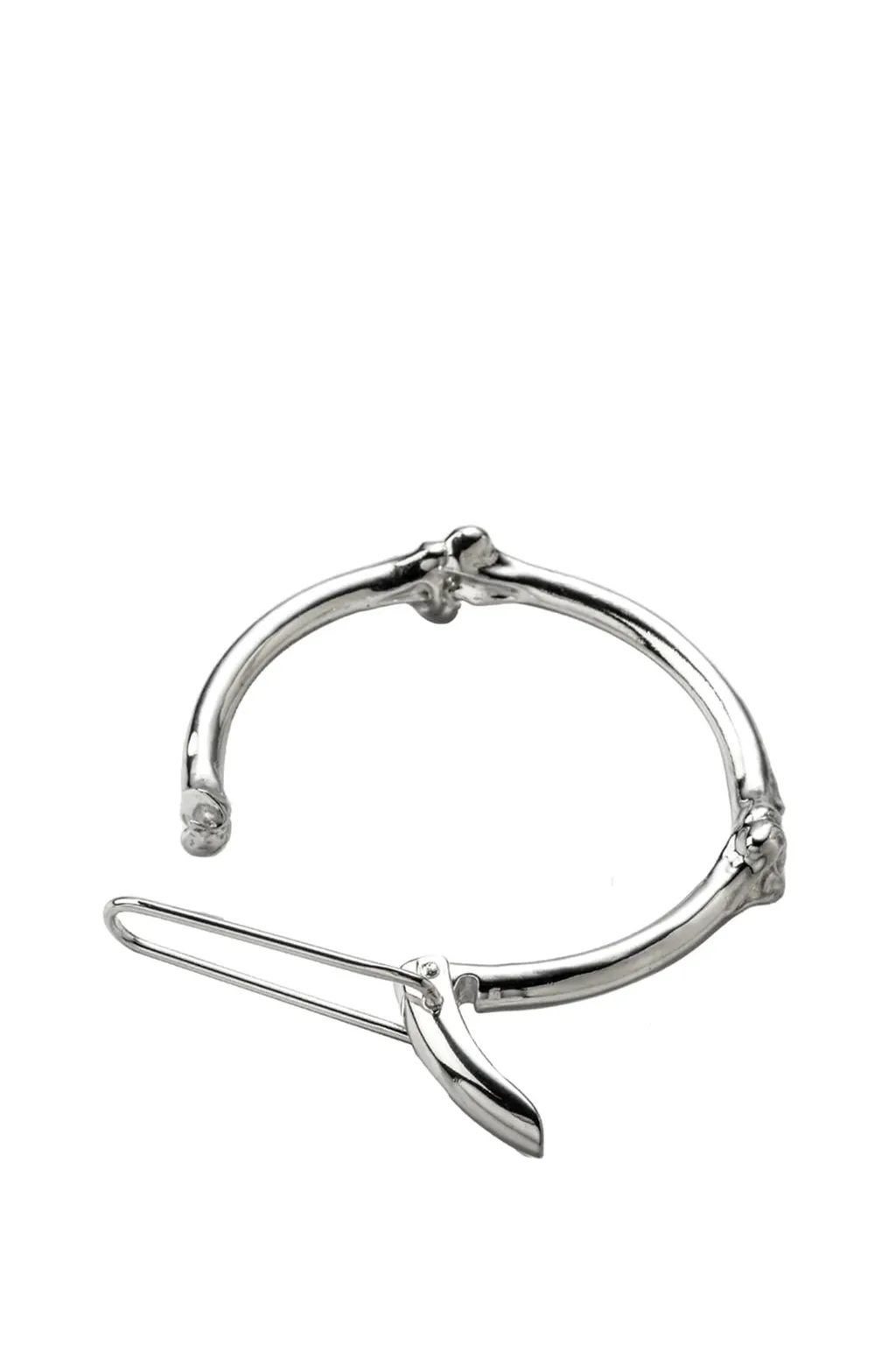 Bone Shaped Clip Caff.-M- / Sil