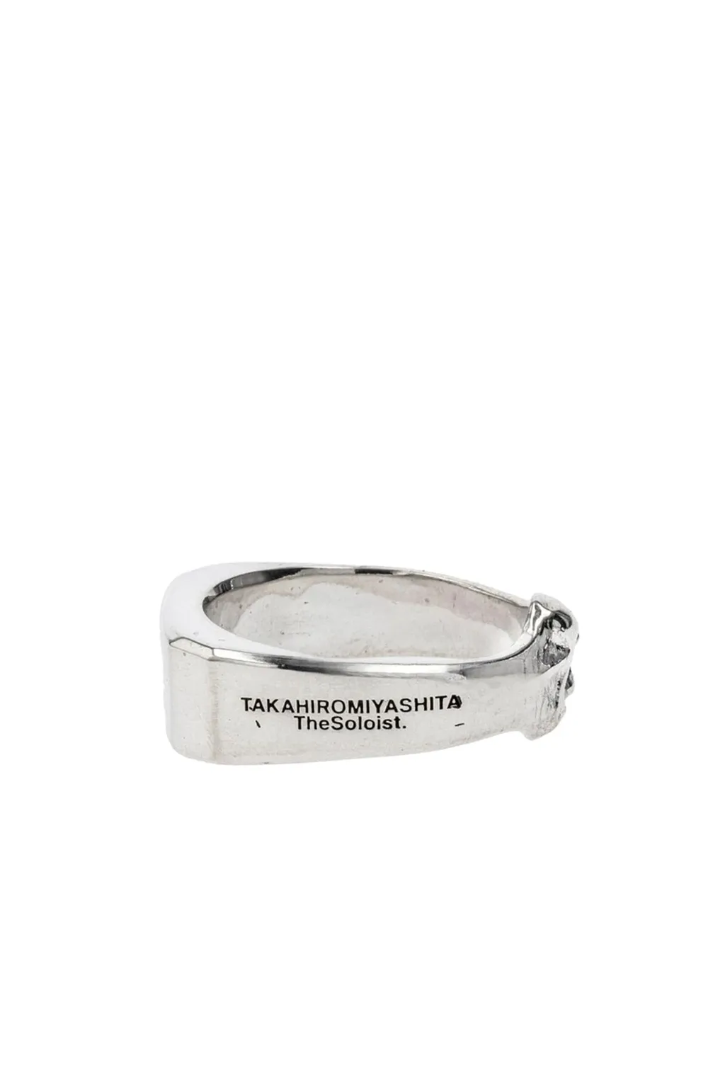 Born Shaped Signet Ring.-S- / Sil