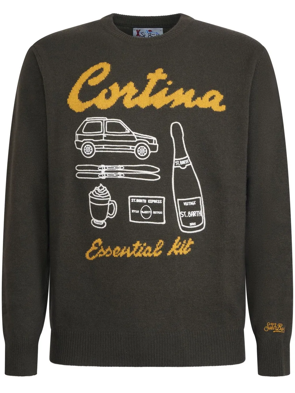 Mc2 Saint Barth Cortina Intarsia Crewneck Jumper