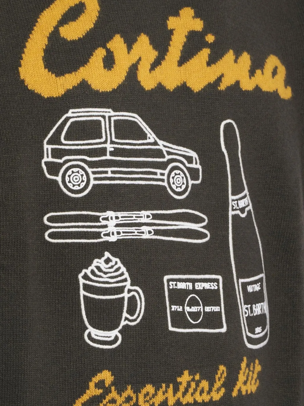 Mc2 Saint Barth Cortina Intarsia Crewneck Jumper