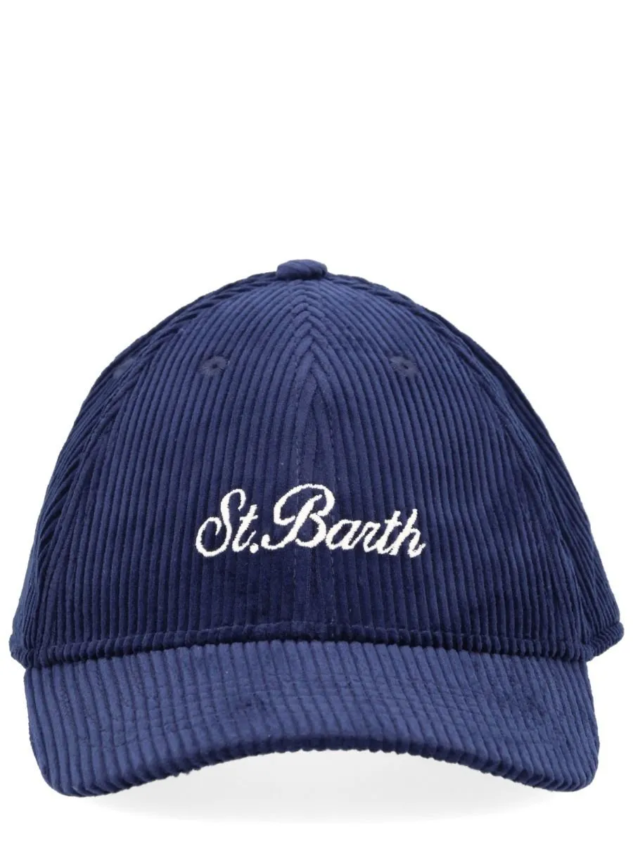 Mc2 Saint Barth Logo Embroidered Curved Peak Hat