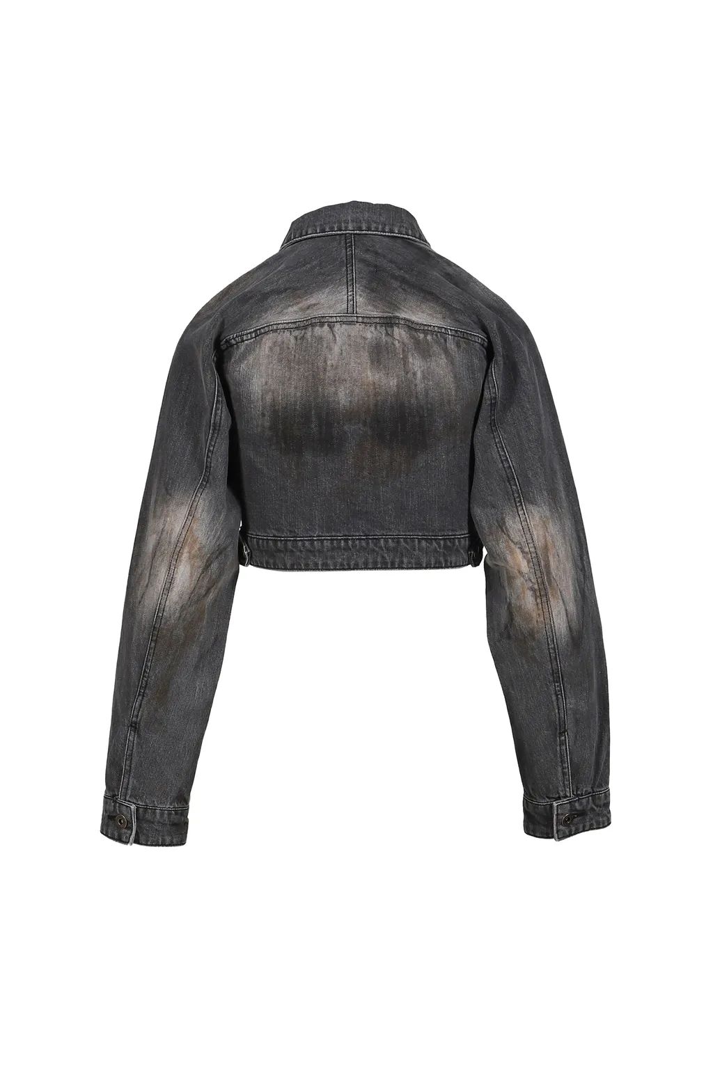Crop Denim Jacket / Blk