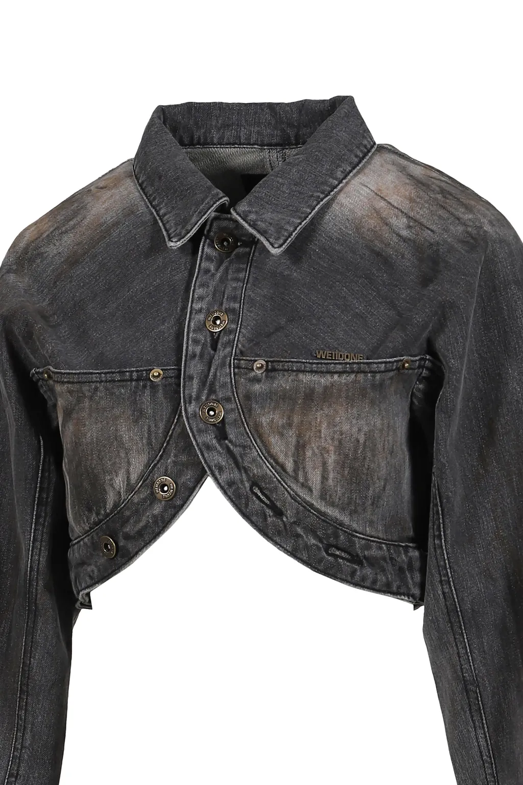 Crop Denim Jacket / Blk