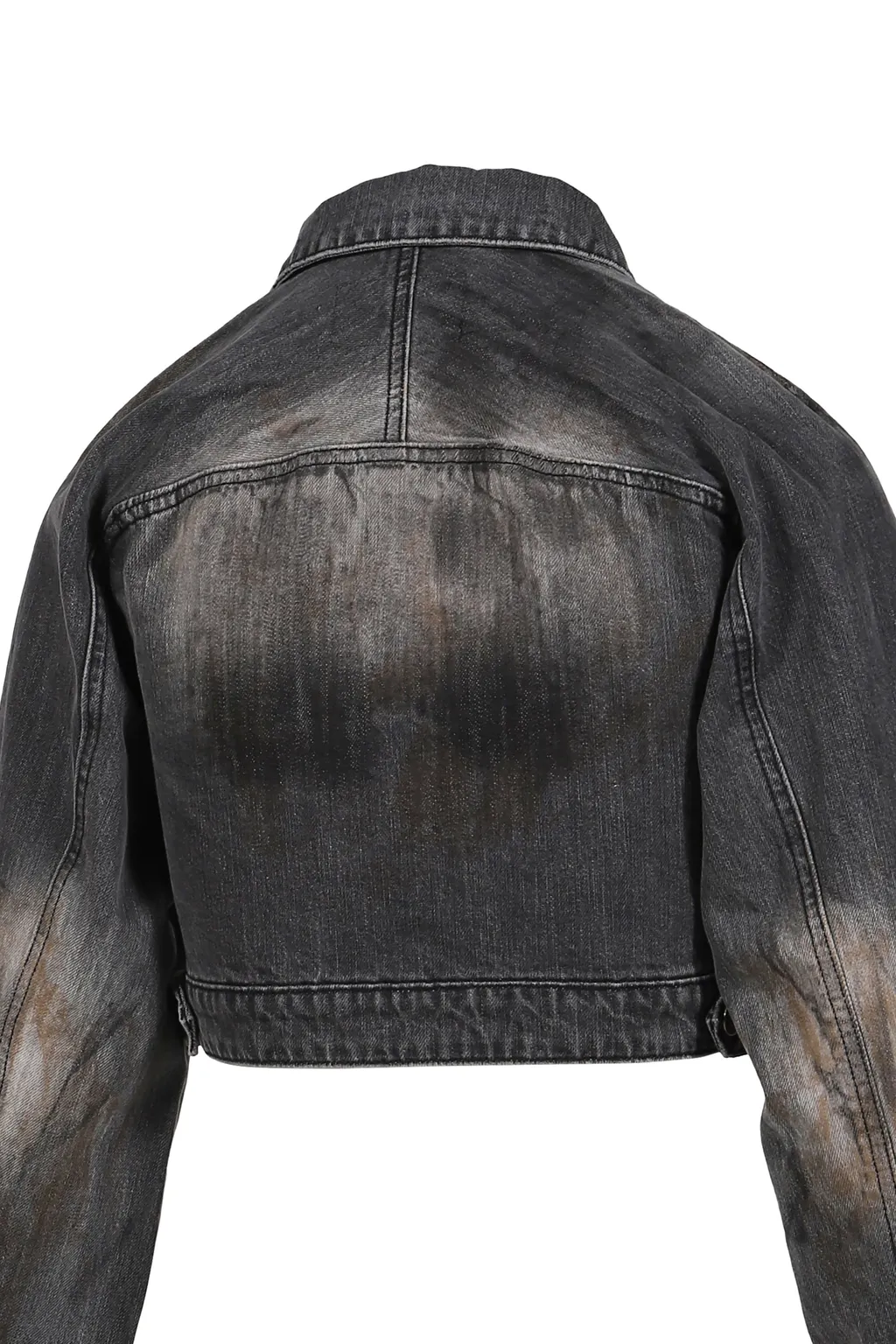 Crop Denim Jacket / Blk