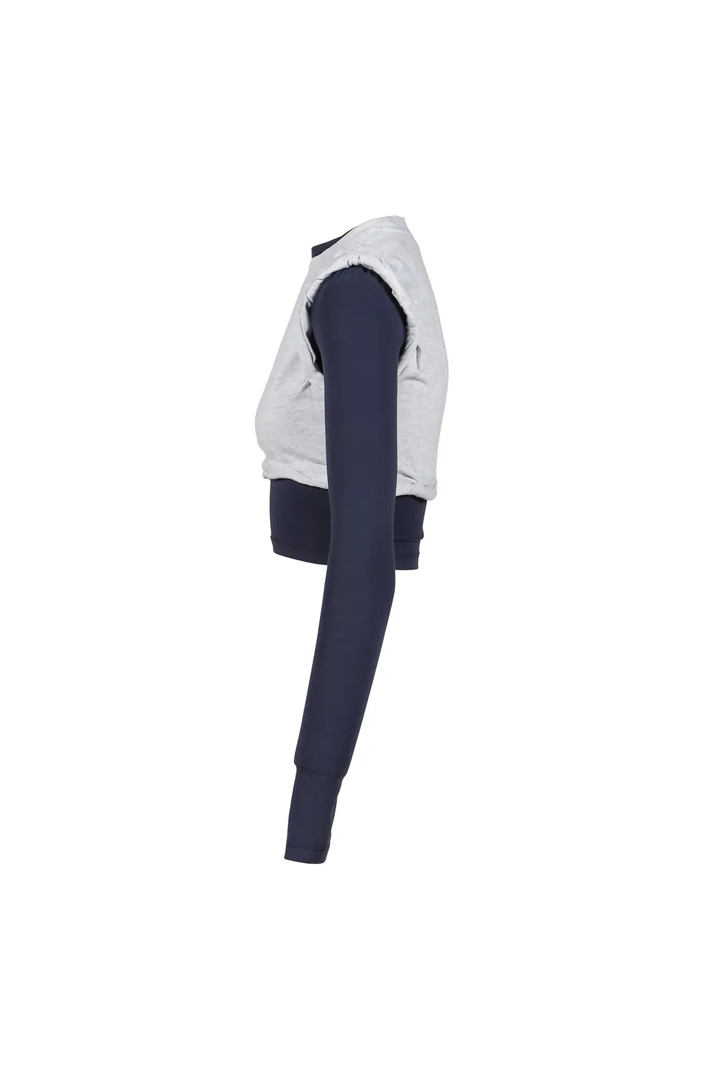 Roll-Up Layered T-Shirt / Nvy