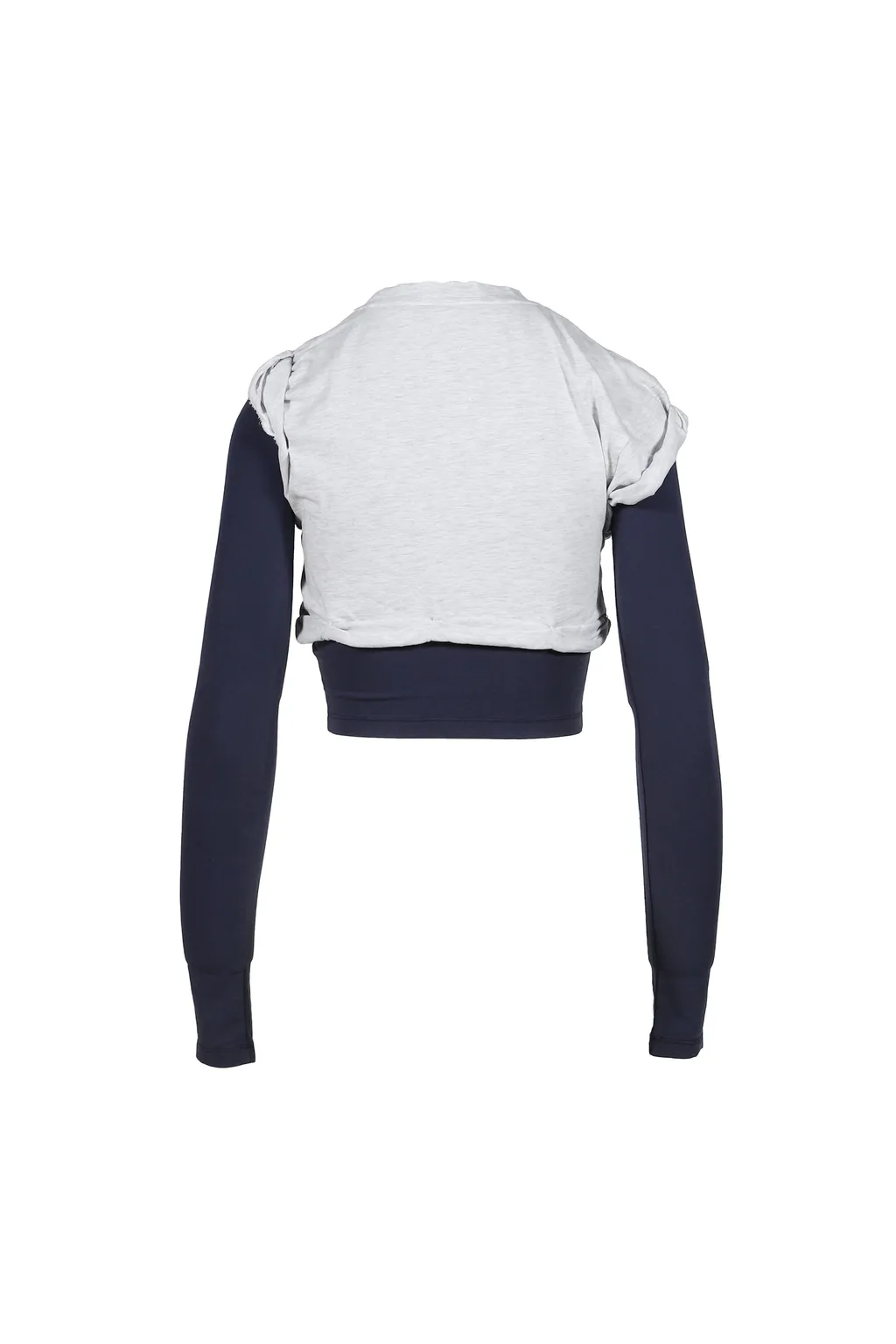 Roll-Up Layered T-Shirt / Nvy