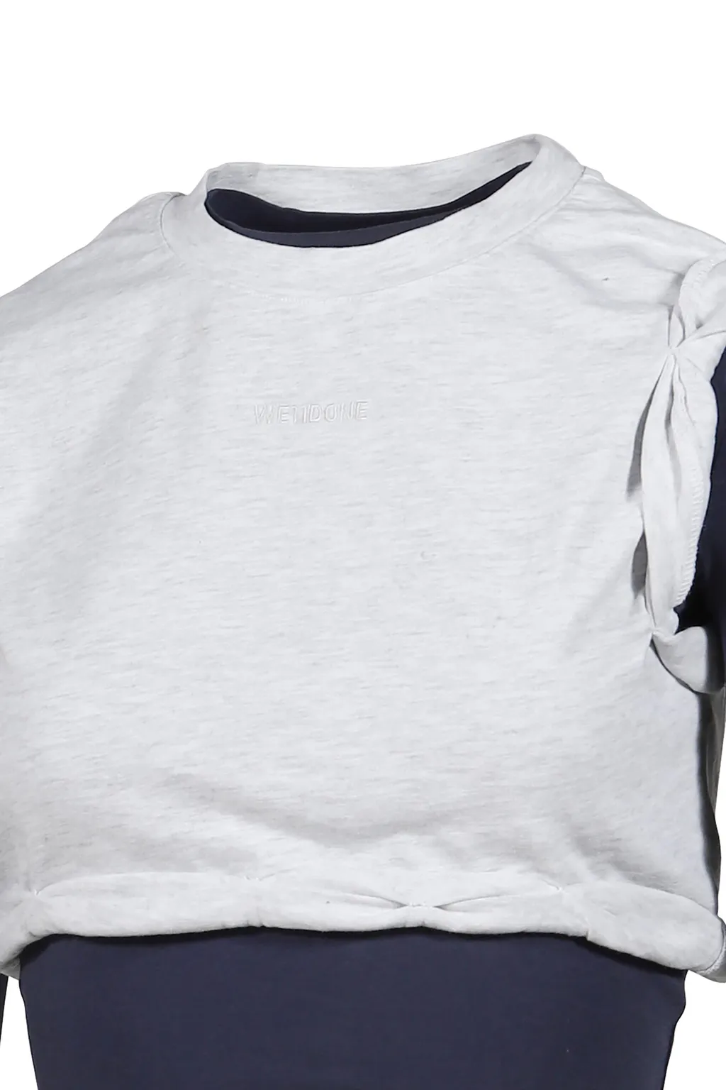 Roll-Up Layered T-Shirt / Nvy