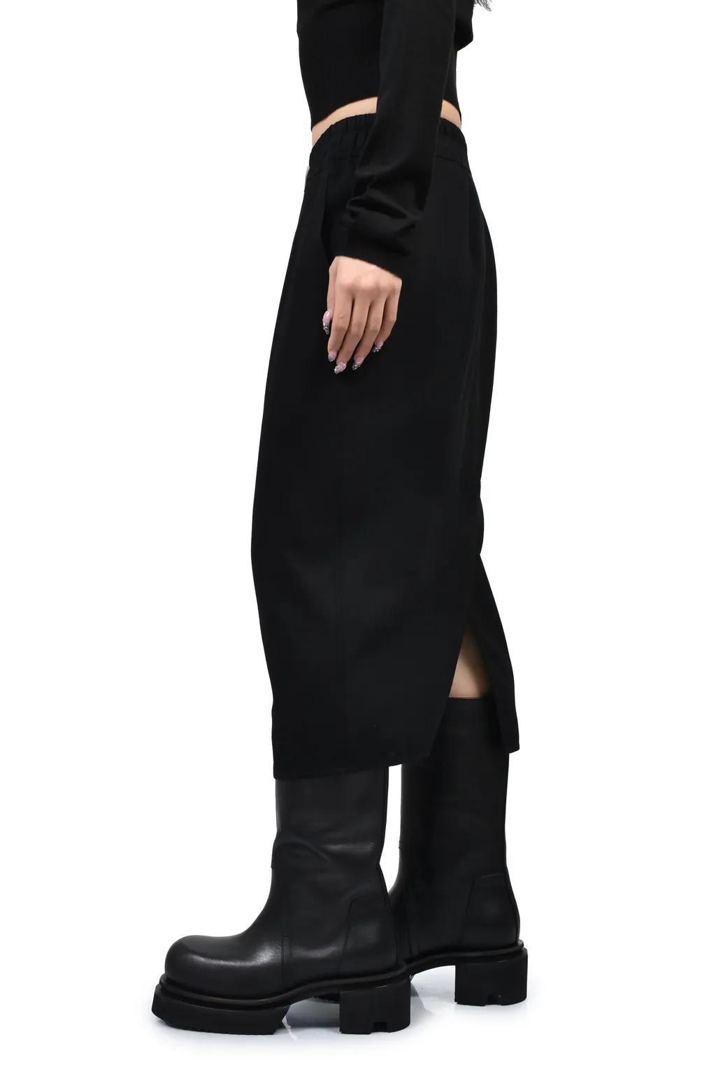 Zipped Short Pillar / Blk