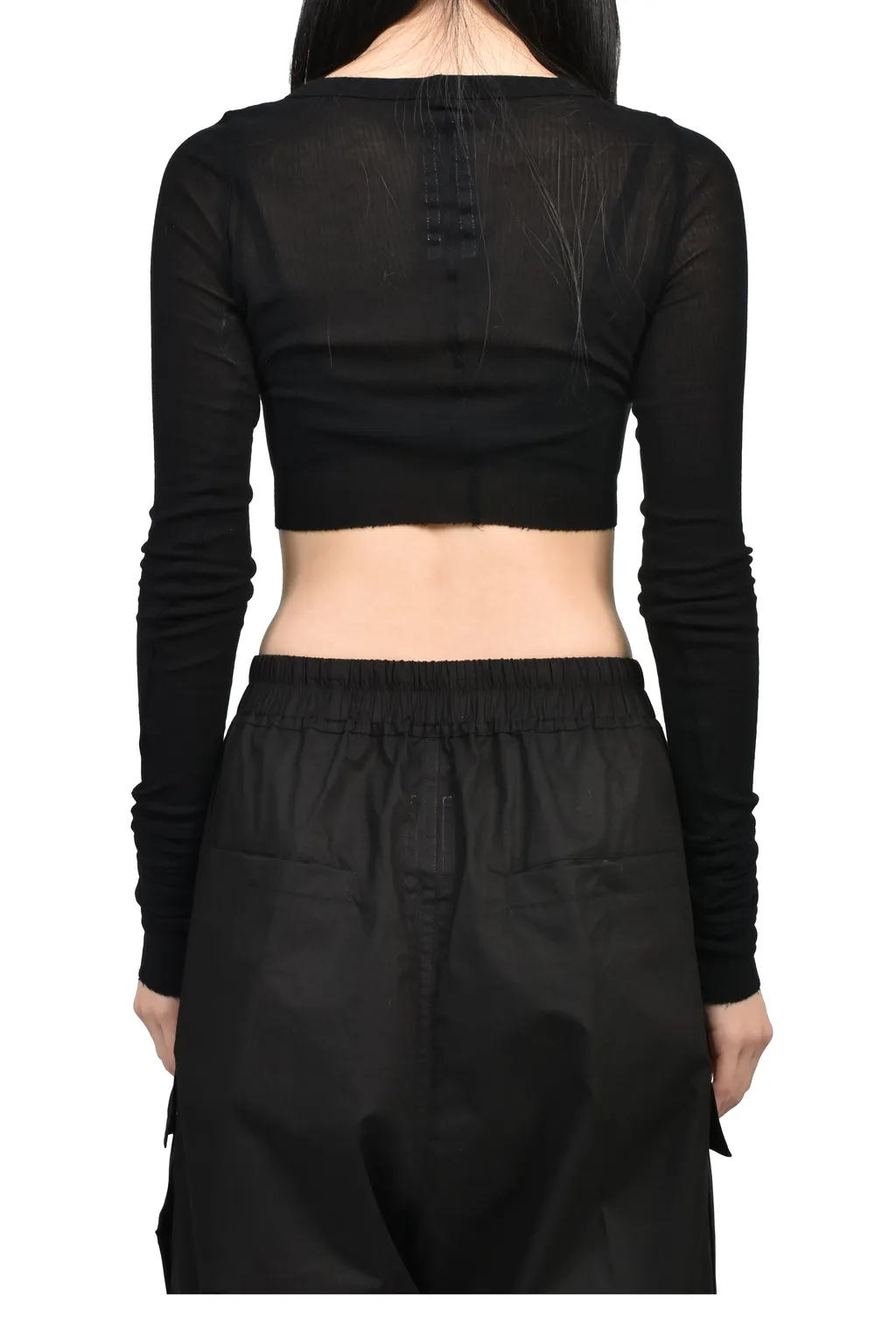 Ls Crop T / Blk