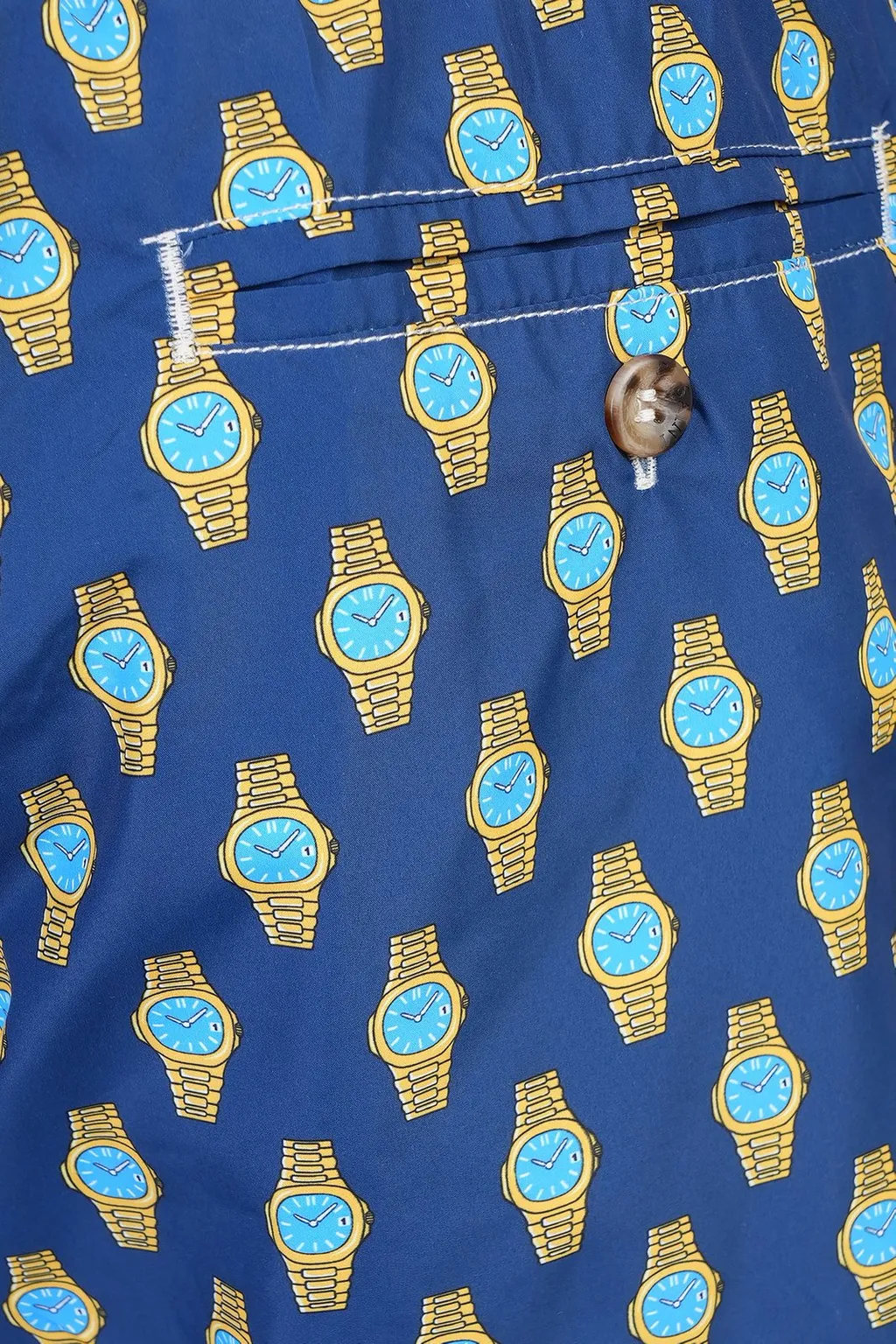 Mc2 Saint Barth Watch Print Lighting Swim Shorts