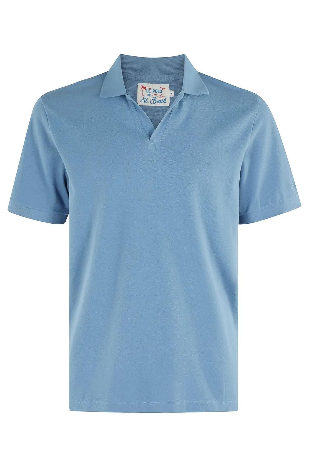 Mc2 Saint Barth Charles Piquet Buttonless Polo Shirt