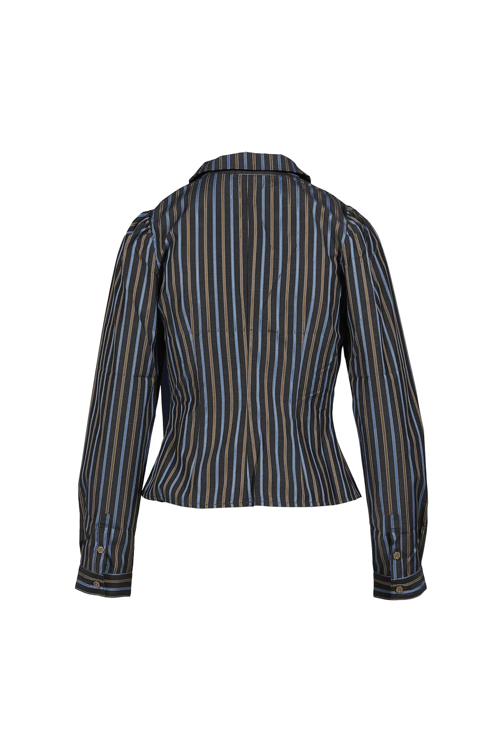 Hello Kitty Shirt / Dark Blue Stripes