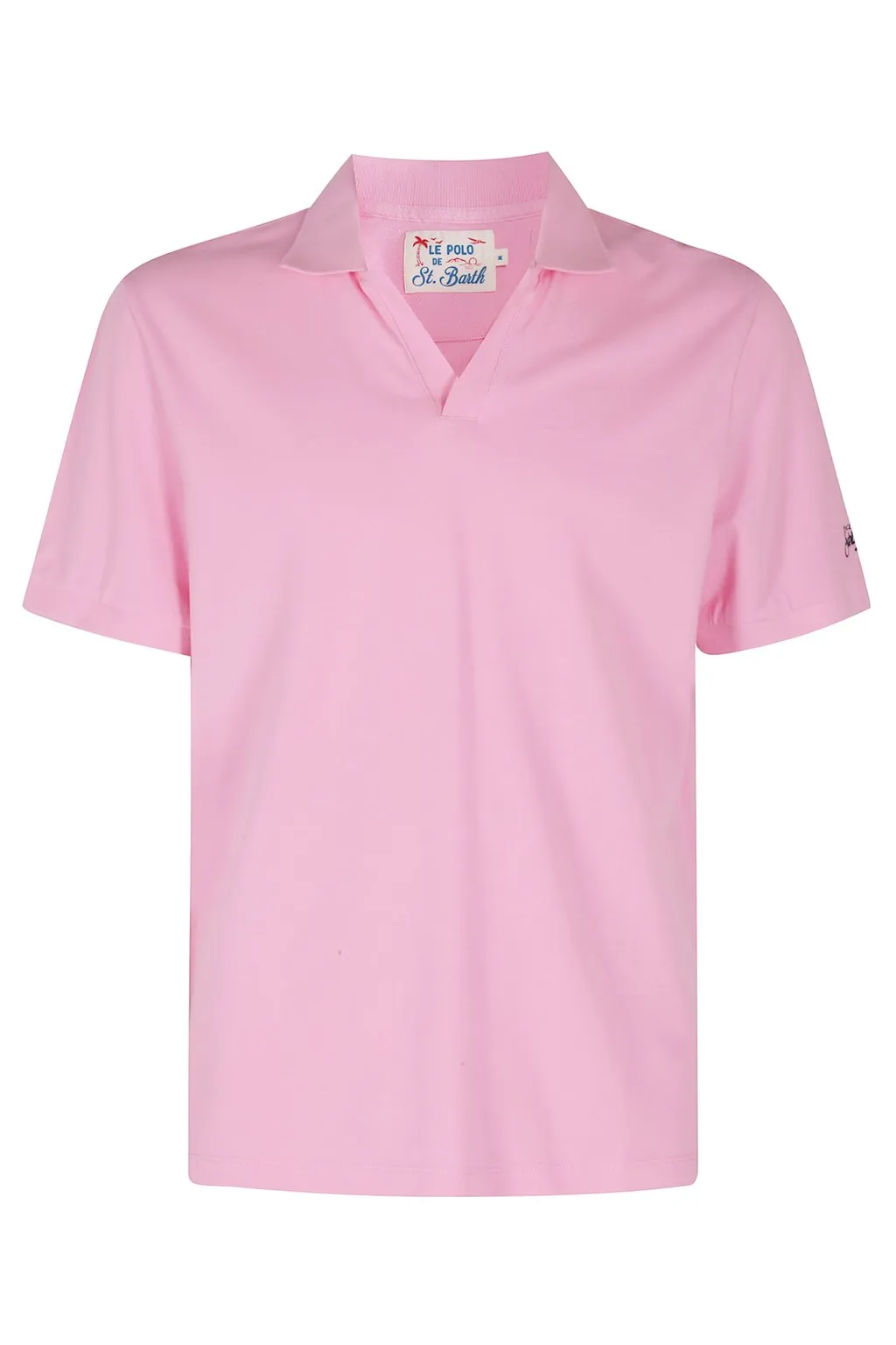 Mc2 Saint Barth Charles Piquet Buttonless Polo Shirt